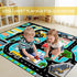 2.5x4 Car Rug Play Mat - Kids Play Carpet City Life Road Map Rug Educational Traffic Track Car Mat for Kids Toy Cars