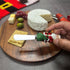 Supreme Housewares Santa Claus Cheese Spreaders, Hand-Painted Resin Handles, Set of 4