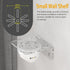 3 Pack Sezanrpt Clear Acrylic Wall Shelf for Smart Security Cameras, Baby & Pet Monitors, Small Floating Shelf
