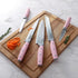 hecef Kitchen Knife Set with Magnetic Strip, 6 pcs Professional Knives Set for Kitchen, 13-inch Magnetic Strip