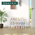 2 Closet, Smiry Bamboo Shoe Rack, Tier Shoe Organizer for Entryway & Stackable Free Standing Storage Shelf for Shoes