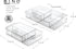 BINO 7-Section Expandable Plastic Drawer Organizer - Space-Saving Makeup Storage, BPA-Free Material, Home Essential