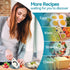 Piunaoa Egg Slicer & Dicer for Hard Boiled Eggs - Heavy Duty Cutter Dicer with Stainless Steel Wire, Cuts Strawberries