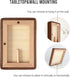 3.5x5 4x6 4 6,Plexiglass,Tabletop Walnut Wood Picture Frame,Picture with Mat or Without Mat,Standing Desk Photo Frame