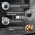 1-2 Sorbet,Gelato,Frozen BRIOBITE Ice Cream Maker,Rechargeable Soft Ice Cream Machine with Low Noise,Compact
