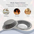 KitchenDance Disposable Aluminum Deep Tart Pan - 4 1/4 Inches Round, 50 Count for Baking, Cooking, Preparing Food