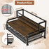 3-Tier 8 35 Countertop Coffee Syrup Rack Organizer, Bottles Syrup Rack with K Cup Storage Basket for Coffee Bar, Bottle