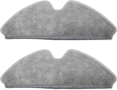 Coredy Replacement Wet-Dry Mopping Cloths for L900X Robot Vacuum Cleaner, 2PCS