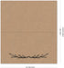 25 Rustic Kraft Tent Table Place Cards for Wedding, Thanksgiving, Christmas, Holiday, Catering, Banquet Party
