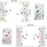 Summer Hummingbird Set 2, 18 26 Inch Seliem Anemone Flower Kitchen Dish Towel of Wild Floral Ultra Absorbent Hand
