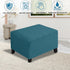 2026 (L:18"-27") ZNSAYOTX Rectangle Ottoman Cover Super Stretch Soft Footrest Slipcover Form Fit, Universal Folding