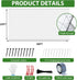 25' 50' 2.4" Unves Bird Netting x with Square Mesh Bird Net for Chicken Coop, Heavy Duty Nylon Poultry Netting