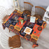 Bringsine Rectangular Cotton Linen Fashion Tablecloth - Vintage Mayan Culture Printed, 55 x 79