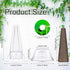 240 Vesici Pieces Hydroponic Pod Kit Including Grow Baskets Grow Sponges and Domes Pod Labels Hydroponics Growing Kit