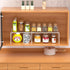Counter Redrubbit Cabinet Storage Shelf Rack, Expandable Metal Rustproof Kitchen and Cabinet Shelf, Storage Rack