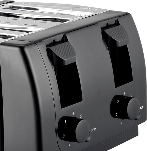 Brentwood TS-285 Toaster Cool Touch,4-Slice,Black by Brentwood