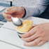 Short Handle Spoons, 4 Pcs Stainless Steel Mini Scoops for Canisters, Salt Sugar Condiments, Coffee Tea Dessert