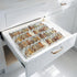 8 11'' 22'' Spice Drawer Organizer, Pcs Clear Acrylic Drawer Seasoning Organizer, Expandable From to Kitchen Spice Rack