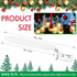 24 3" 4 Lbs Yinkin Pcs Flat Light Hooks Plastic Hooks Christmas Light String Hanging Patio for Solid Insulated Aluminum