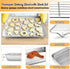 E-far Cookie Sheet with Rack Set, Half Sheet Baking Pan, 18”x13” Stainless Steel Tray with Wire Cooling Rack for