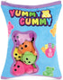 iscream Play with Your Food! Yummy Gummies Strawberry Scented Fleece Play Pillow