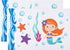 Everyday Kids 2-Pack Standard Size Pillowcases, 20 x 26”, 100% Soft Microfiber, Mermaid