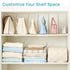 4 Pack 12in Closet Closet 12in Vtopmart Height Shelf Dividers for Organization, Clear Plastic Shelf Dividers of Upgrade