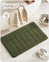 Color&Geometry Green Bath Mat, Non Slip Washable 24"x36" Large Absorbent Bath Mats for Bathroom and Bathtub