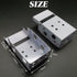 TIHOOD 6PCS Low Profile 2Inch Blind Brackets for Box Mounting Window Blinds