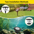 IP68 (Set 2) T-SUN Color Changing Pond Lights LED Underwater APP and Remote Control Submersible Fountain Lights