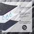 80'' 60'' 3 Tisancy Love Waterproof Dark Gray and Light Gray Bed Blanket x with a Storage Bag, Double Sides Flannel