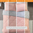 Comfort Spaces Vixie Reversible Comforter Set, Twin/Twin XL 2 Piece, Coral/Gray, Trendy Geometric Quilted Cover