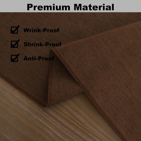 Gernaice 36" 13" Solid Color Table Runner, Rustic Cotton Linen Farmhouse Table Runners for Dresser End Coffee Table