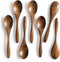 7 PCS Small Wooden Spoons, 5.8 Inch Honey Spoons for Tea and Coffee