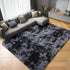 ONASAR Rugs for Living Room Bedroom, 5x8 Fluffy Tie-Dyed Dark Grey Bedside