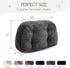 HIGOGOGO Lumbar Support Pillow for Recliner Chair/Accent Chair/Couch/Office Chair, Tufted Corduroy Back Support Cushion