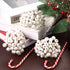 Tatuo 400 Pieces Artificial Frosted Holly Berries, Fake 12 mm Mini Fruit Berry Flower Fall Decor (White)
