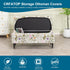 Bands,S,13 CRFATOP Printed Rectangle Ottoman Stool Cover Stretch Folding Storage Footstool Bench Slipcovers Upholstered