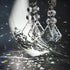 20pcs 50mm Clear Maple Leaf Crystal Chandelier Prism Pendant Parts, Suncatchers Hanging Crystals Beads for Chandelier