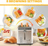 Simple Deluxe 2-Slice Toaster - 3 Functions, 6 Browning Settings, Extra Wide Slot, Removable Crumb Tray, White