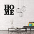 Jetec 4pc 12 Inch Farmhouse Wall Decor, Wooden Letters Hanging Home Sign for Living Room, Entryway Home Art (Black)