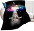Baegopa Funny Cat Blanket Cute Cat Lover Gifts Throw Blankets for Girls Boys