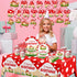 Dydamud 150PCS Mushroom Birthday Decorations, Mushroom Theme Party Tableware Include Plates, Napkins, Tablecloth