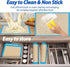 UBeesize 3 Pack Silicone Baking Mats, Non-Stick Oven Liners, Reusable Food Safe Cookie Sheets for Baking