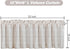 Shunjie.Home 2 Pack Farmhouse Plaid Valances for Windows, Beige, 52" x 18" for Kitchen, Bedroom, Bathroom