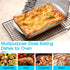 NUTRIUPS 1.8 Quart Glass Baking Dishes, Tempered Glass Lasagna Baking Pan, Rectangular Oven Safe