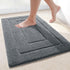 Buganda Bathroom Rugs, 30" x 20", Soft Absorbent Microfiber Non-Slip Shaggy Bath Carpet for Bathroom Floor