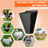 3 Packs 10 lbs (3 Pack- Medium Size Chicken Cone, Heavy Duty Metal Poultry Restraining Cone with Flat Back Design