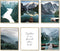 HoozGee Travel Wall Art Prints Scandinavia Mountain Pictures Canvas Print Natural Landscape Decor (8"x10" UNFRAMED)