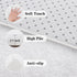 Fluffy White Rugs for Bedroom Living Room, 4x6 Feet Non-Slip Shaggy Area Carpet for Kids Room Decor